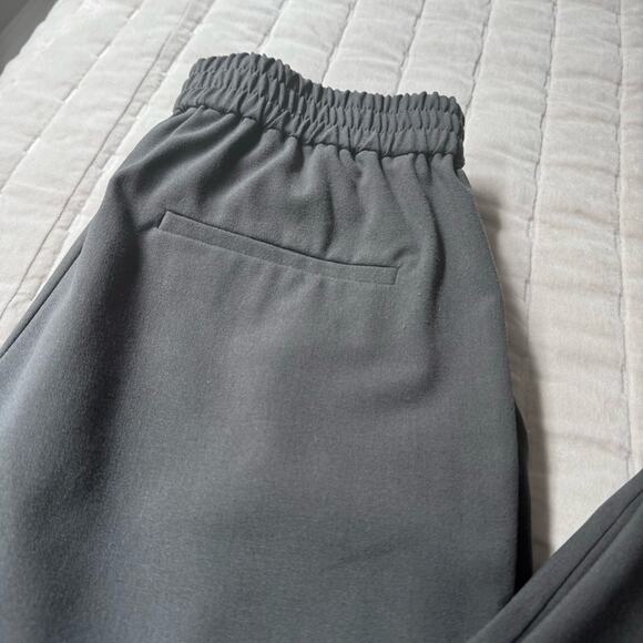 All Saints Aleida Mid-Rise Tapered Leg Tri Pants Grey - Picture 6 of 6